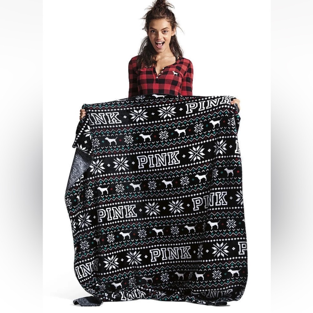 PINK Victoria’s Secret reversible blanket